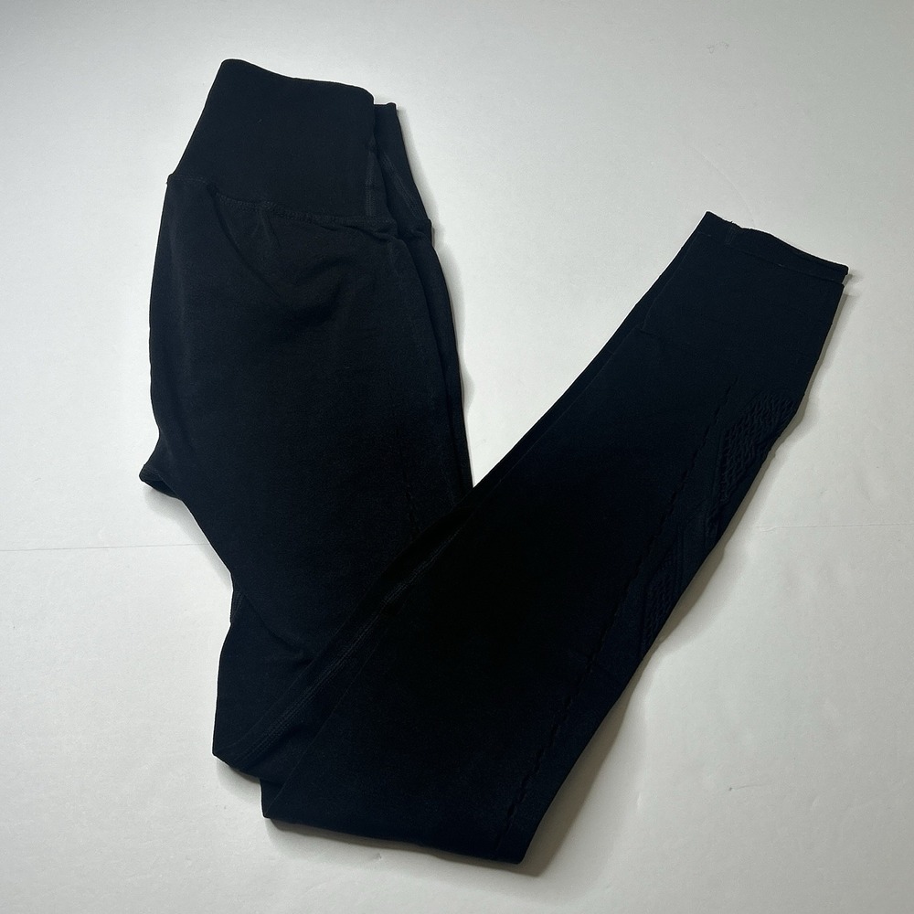 Free People High Waisted Black Athletic Leggings Size XS/S FP